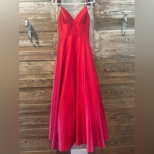 Beautiful Red Betsy Adam dress size 2